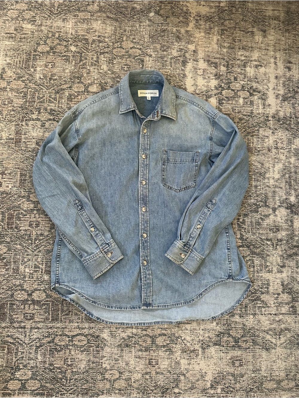 Aritzia Denim Forum The ‘80s Comfy Denim Shirt